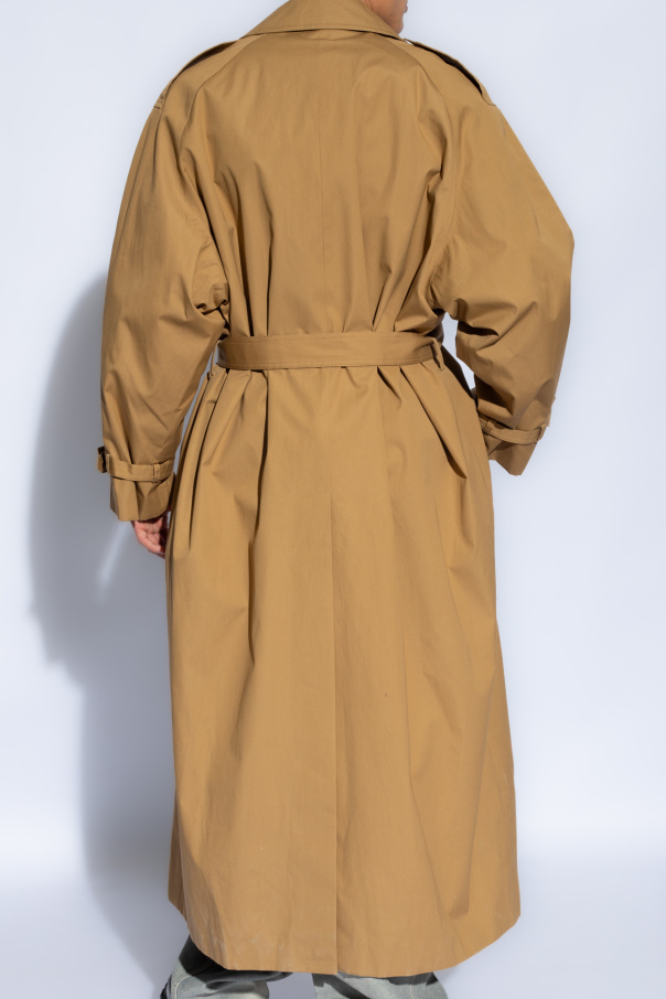 トレンチコート VETEMENTS Camel cotton oversize trench coat Vetements Cotton oversize trench coat | The Fashion Square